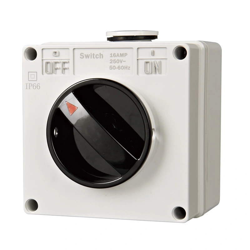 IP66 Itsva Series Yemvura Isingapindi Socket 1 Gang Switch