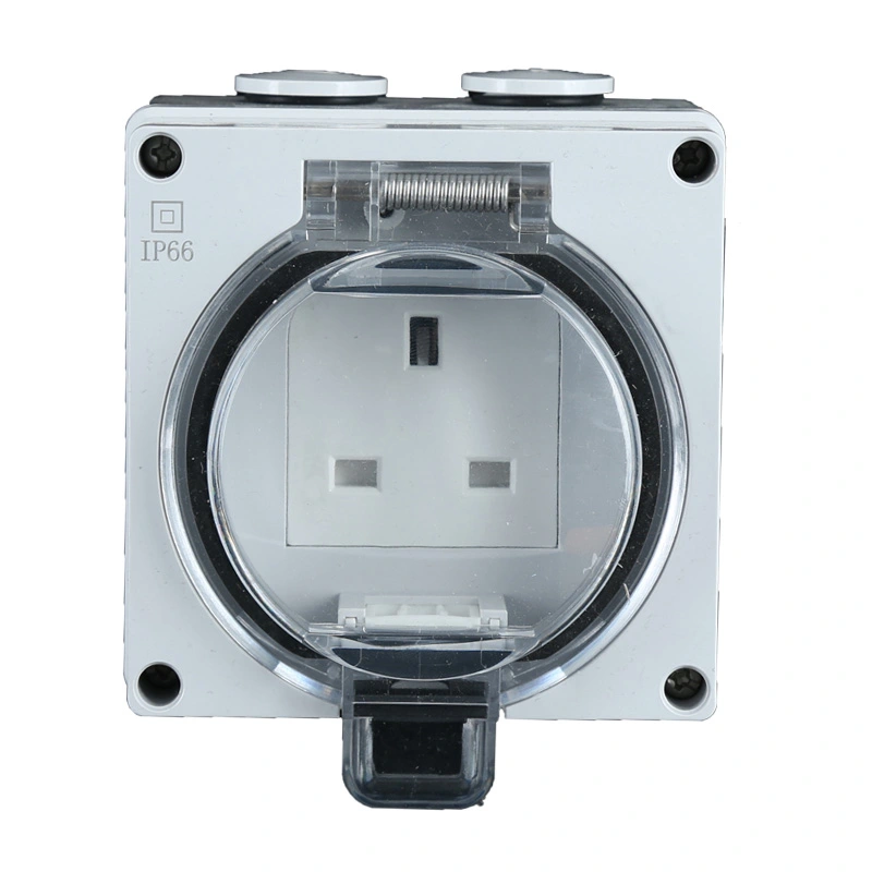 IP66 Series UK Waterproof Wall Electric Socket uye Switch